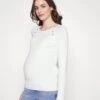 NURSING - BUTTON OPENING - Strickpullover - White 1 NURSING - BUTTON OPENING - Strickpullover - White -Anna Field 01cf3af9e9aa4e77a51334105d7ea780