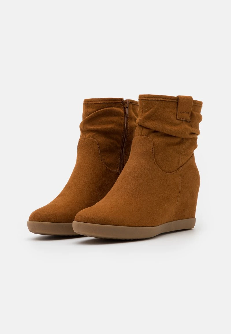 Anna Field WINTER BOOT - Keilstiefelette - Cognac 5 Anna Field WINTER BOOT - Keilstiefelette - Cognac – Bild 3
