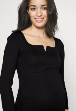 NOTCH NECKLINE MIDI DRESS - Jerseykleid - Black -Anna Field 08d9c5edccaa40e9a1279899f7800784