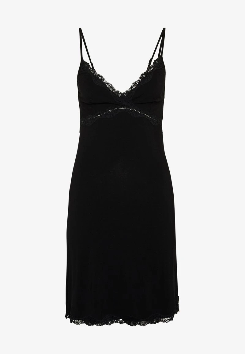 Anna Field HEIDI SHORT SLEEVES VISCOSE NIGHTDRESS - Nachthemd - Black 6 Anna Field HEIDI SHORT SLEEVES VISCOSE NIGHTDRESS - Nachthemd - Black – Bild 4
