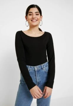 2PACK - Langarmshirt - Black/white -Anna Field 11143436d466448f8a1e0124a20678b6