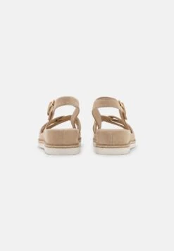Anna Field LEATHER - Keilsandalette - Beige -Anna Field 11fcfe5a15f14b6ab6534aae88593085