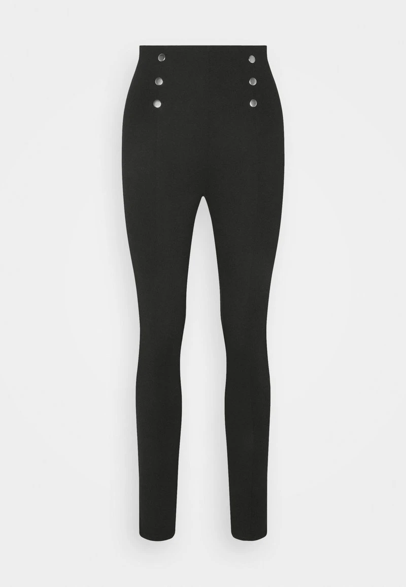 Anna Field Punto Leggings With Button Detail - Leggings - Hosen - Black 6 Anna Field Punto Leggings With Button Detail - Leggings - Hosen - Black – Bild 4