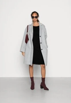 Anna Field OFFENER RÜCKEN BODYCON MINI STRICKKLEID - Etuikleid - Black -Anna Field 1436b33a100a4a4baf201ba14bbeacc9