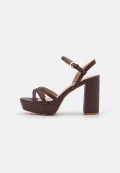 Anna Field Plateausandalette - Dark Brown