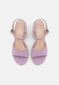 Anna Field LEATHER - Riemensandalette - Lilac -Anna Field 2e3c811cd66c4c55908c6d94183ad233