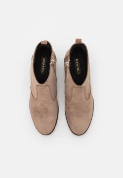 LEATHER - Cowboy-/Bikerstiefelette - Taupe 13 LEATHER - Cowboy-/Bikerstiefelette - Taupe -Anna Field 31439f38e4674f7495916fa4d253a286