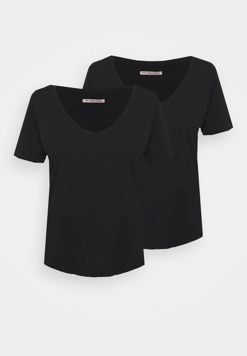 Anna Field T-Shirt Basic - Black 3 Anna Field T-Shirt Basic - Black