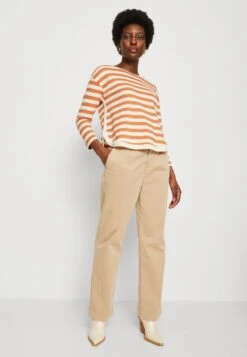 Anna Field Langarmshirt - White/apricot -Anna Field 3a400ad7a33441c8a881ff430f079848