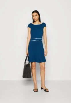 Anna Field Jerseykleid - Blue/white -Anna Field 3cc18d52138b40339c32301d5480c344