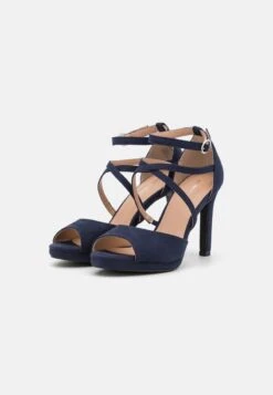 Anna Field Plateausandalette - Dark Blue -Anna Field 5c556a91f4d547b98de4ece1b3fab354