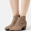 LEATHER - Cowboy-/Bikerstiefelette - Taupe -Anna Field 5cb3a3cb9b874293b978d54ac3a730f2