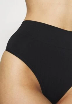 Anna Field 2PP HIGH WAIST THONG - String - Black -Anna Field 79459bc9c0e3443a97cee693c2502b74