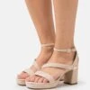 LEATHER - High Heel Sandalette - Light Pink -Anna Field 7a77d3d8cf93470a9b5678be17cbb9a1