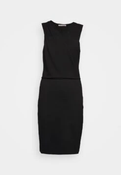 DRAPPED NECKLINE SMART BODYCON SLEEVELESS MINI DRESS - Jerseykleid - Black 12 DRAPPED NECKLINE SMART BODYCON SLEEVELESS MINI DRESS - Jerseykleid - Black -Anna Field 7e169e682756419492298dc1919a2371