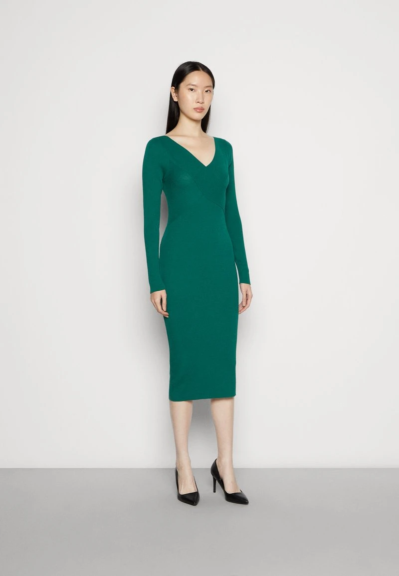 Anna Field V AUSSCHNITT BODYCON MIDI STRICKKLEID - Etuikleid - Green 3 Anna Field V AUSSCHNITT BODYCON MIDI STRICKKLEID - Etuikleid - Green