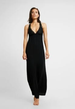 Anna Field ANNA LONG VISCOSE DRESS - Nachthemd - Black -Anna Field 8677be4ec70f43eb887bf892ce796f78 1