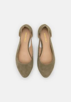 LEATHER - Klassischer Ballerina - Olive -Anna Field 8bc75819509841e18f12c3857a548b72