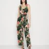 Anna Field Jumpsuit - Black/green -Anna Field 8e2467346fe94aeab17dad035b7f2152