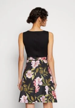 Anna Field Jerseykleid - Black/black/pink -Anna Field bf2b72ddb8ab45fc8112f8ad8ecc10ad