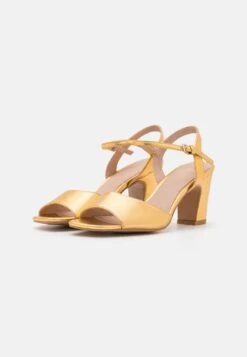 Anna Field LEATHER - Riemensandalette - Gold -Anna Field c3f758e431724685a160139e20386282