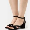 LEATHER WIDE FIT - Riemensandalette - Black -Anna Field c71db8a1b1cf4394a9f456b01c006571