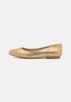 Anna Field LEATHER - Klassischer Ballerina - Gold -Anna Field cc05c04e644f4542b23c356ee66db4cc