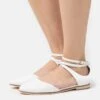 Anna Field LEATHER - Riemchenballerina - White 2 Anna Field LEATHER - Riemchenballerina - White -Anna Field ccb87912e5bf4d2c93b572ae1df00576