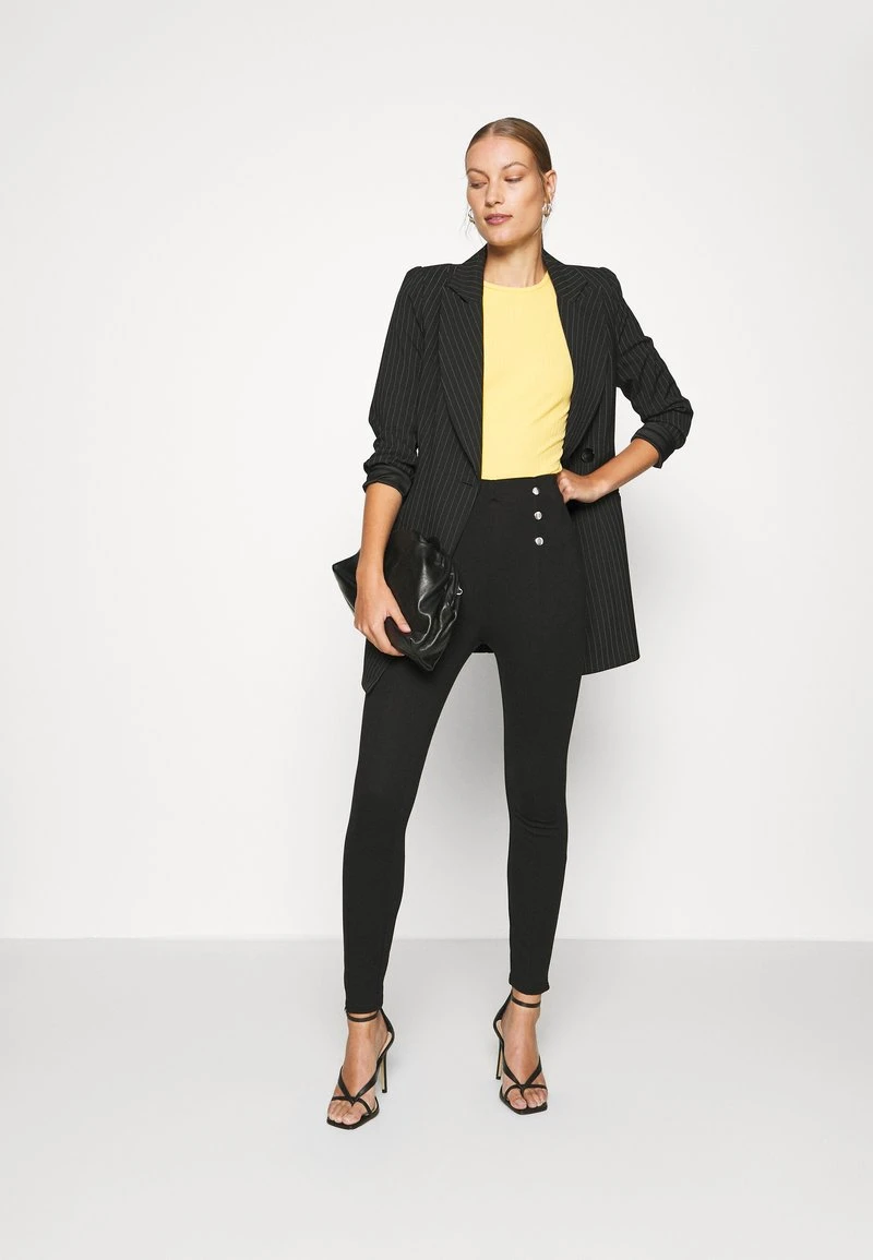 Anna Field Punto Leggings With Button Detail - Leggings - Hosen - Black 4 Anna Field Punto Leggings With Button Detail - Leggings - Hosen - Black – Bild 2