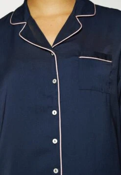 Anna Field AMANDA LONG SLEEVE SHORT SET - Nachtwäsche Set - Dark Blue 13 Anna Field AMANDA LONG SLEEVE SHORT SET - Nachtwäsche Set - Dark Blue -Anna Field e74b20758fa246e99a9c7a17dfb93a8f