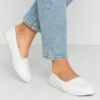Anna Field Slipper - White