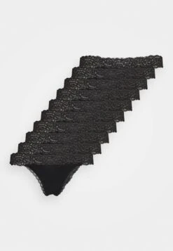 Anna Field 10PP COTTON AND LACE THONG - String - Black 11 Anna Field 10PP COTTON AND LACE THONG - String - Black -Anna Field ed6c1c5652854371aba3d0f352b6d834