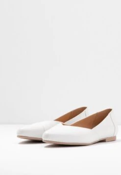 Anna Field LEATHER BALLERINAS - Klassischer Ballerina - White -Anna Field f7f37b83ed6c41218f3d1936e7c1a59a