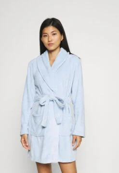 Anna Field LADIES PLUSH BATHROBE - Bademantel - Blue