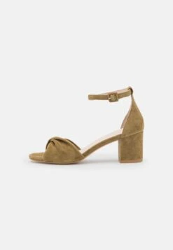 Anna Field LEATHER - Riemensandalette - Khaki -Anna Field fc6ca3964b2f477391e4976f50d12ec0